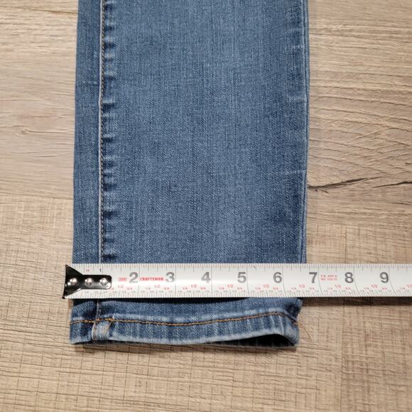 Judy Blue Mid Rise Tummy Control Skinny Jeans Size 30 Medium Wash Stretch - Picture 10 of 10